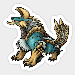 Smug Zinogre - Monster Hunter Sticker